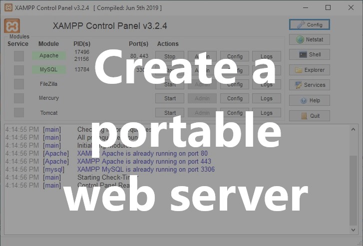 Portable Web Server Installation